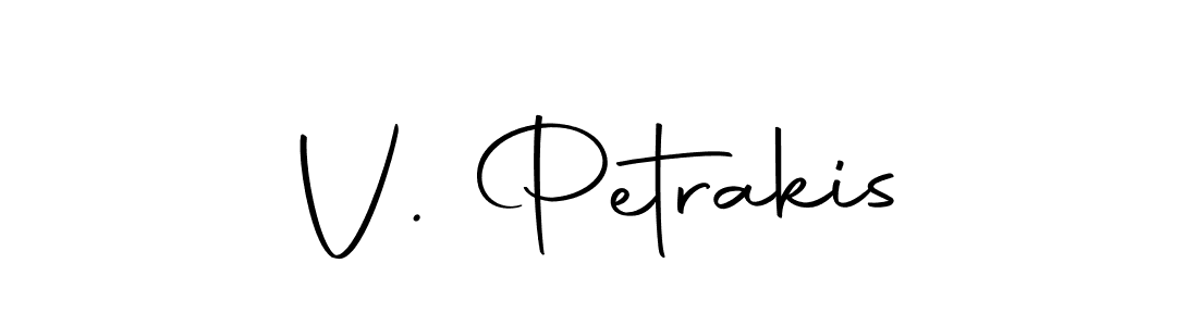 Here are the top 10 professional signature styles for the name V. Petrakis. These are the best autograph styles you can use for your name. V. Petrakis signature style 10 images and pictures png