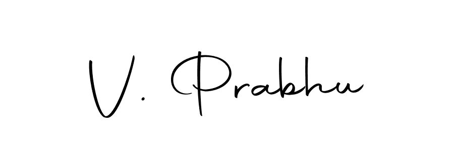 How to make V. Prabhu signature? Autography-DOLnW is a professional autograph style. Create handwritten signature for V. Prabhu name. V. Prabhu signature style 10 images and pictures png