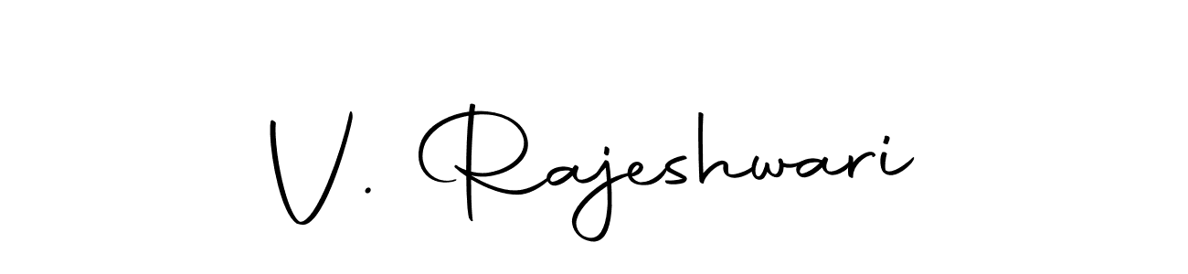 It looks lik you need a new signature style for name V. Rajeshwari. Design unique handwritten (Autography-DOLnW) signature with our free signature maker in just a few clicks. V. Rajeshwari signature style 10 images and pictures png