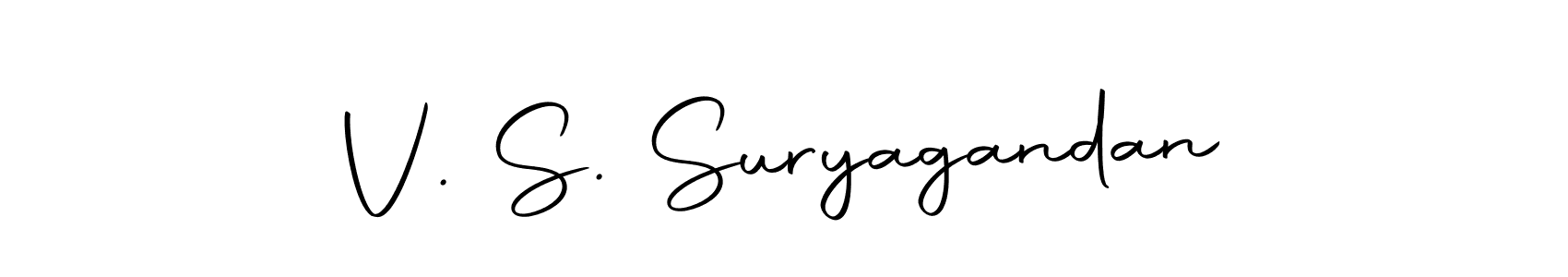 Make a beautiful signature design for name V. S. Suryagandan. Use this online signature maker to create a handwritten signature for free. V. S. Suryagandan signature style 10 images and pictures png