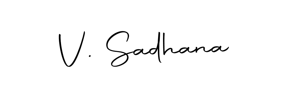 Here are the top 10 professional signature styles for the name V. Sadhana. These are the best autograph styles you can use for your name. V. Sadhana signature style 10 images and pictures png