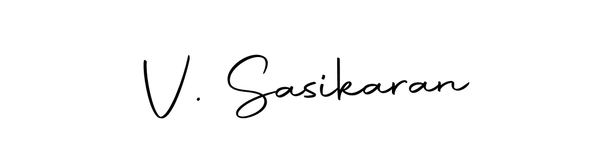 How to make V. Sasikaran signature? Autography-DOLnW is a professional autograph style. Create handwritten signature for V. Sasikaran name. V. Sasikaran signature style 10 images and pictures png