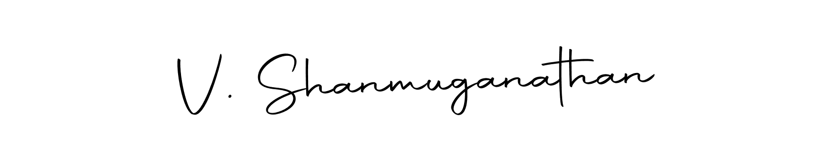 Make a beautiful signature design for name V. Shanmuganathan. Use this online signature maker to create a handwritten signature for free. V. Shanmuganathan signature style 10 images and pictures png