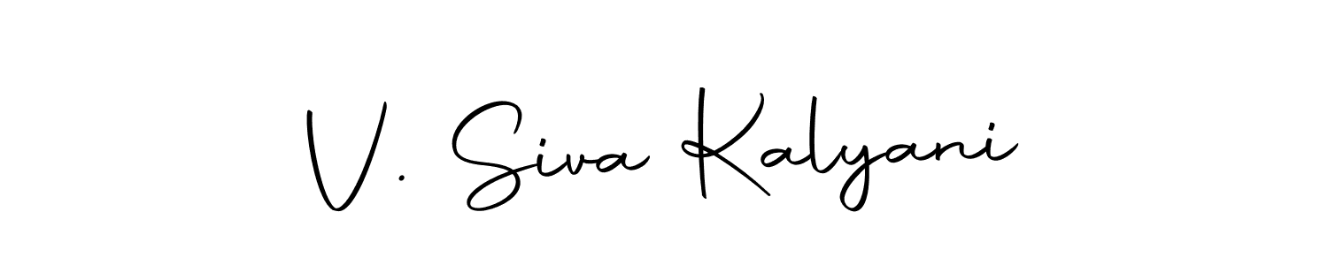 You can use this online signature creator to create a handwritten signature for the name V. Siva Kalyani. This is the best online autograph maker. V. Siva Kalyani signature style 10 images and pictures png