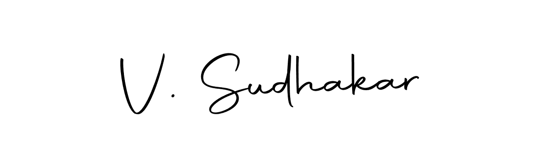 Make a beautiful signature design for name V. Sudhakar. Use this online signature maker to create a handwritten signature for free. V. Sudhakar signature style 10 images and pictures png