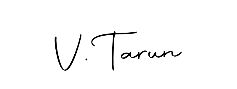 Make a beautiful signature design for name V. Tarun. Use this online signature maker to create a handwritten signature for free. V. Tarun signature style 10 images and pictures png