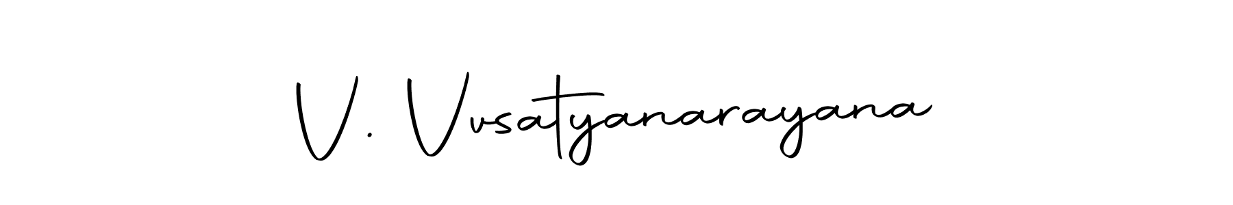 Design your own signature with our free online signature maker. With this signature software, you can create a handwritten (Autography-DOLnW) signature for name V. Vvsatyanarayana. V. Vvsatyanarayana signature style 10 images and pictures png