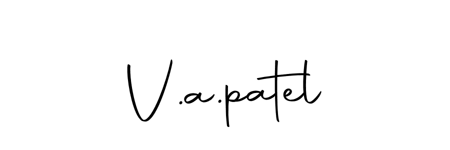 Also we have V.a.patel name is the best signature style. Create professional handwritten signature collection using Autography-DOLnW autograph style. V.a.patel signature style 10 images and pictures png