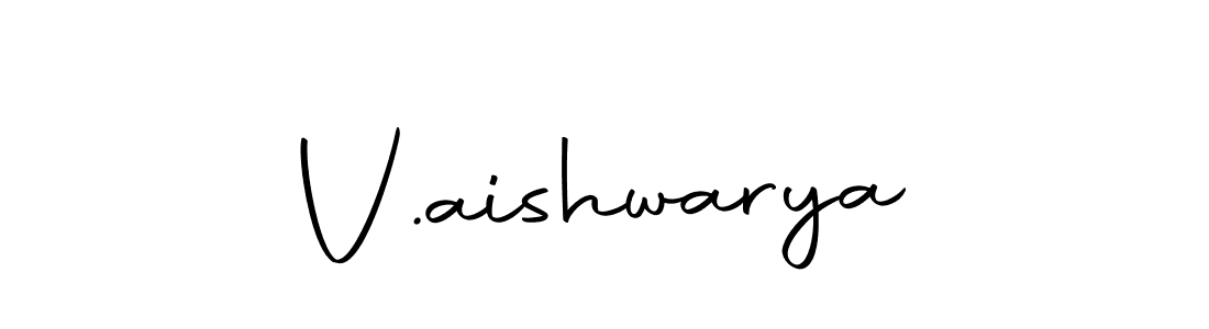 Make a short V.aishwarya signature style. Manage your documents anywhere anytime using Autography-DOLnW. Create and add eSignatures, submit forms, share and send files easily. V.aishwarya signature style 10 images and pictures png