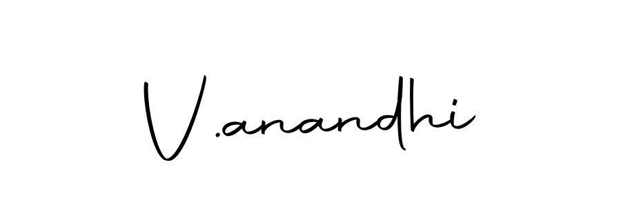 How to make V.anandhi name signature. Use Autography-DOLnW style for creating short signs online. This is the latest handwritten sign. V.anandhi signature style 10 images and pictures png