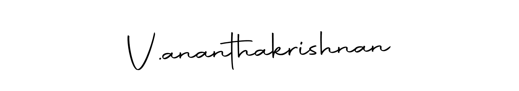 Make a beautiful signature design for name V.ananthakrishnan. Use this online signature maker to create a handwritten signature for free. V.ananthakrishnan signature style 10 images and pictures png