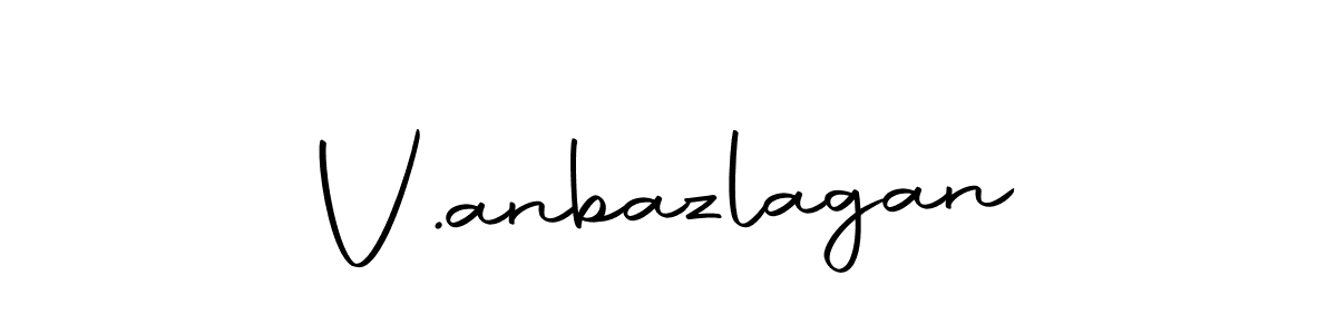Design your own signature with our free online signature maker. With this signature software, you can create a handwritten (Autography-DOLnW) signature for name V.anbazlagan. V.anbazlagan signature style 10 images and pictures png