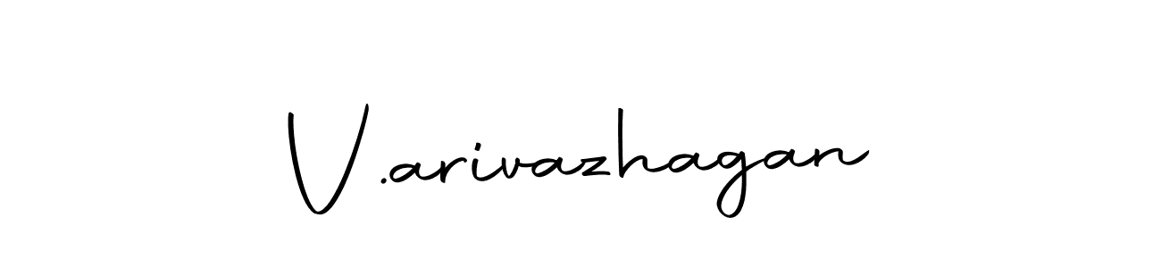 This is the best signature style for the V.arivazhagan name. Also you like these signature font (Autography-DOLnW). Mix name signature. V.arivazhagan signature style 10 images and pictures png