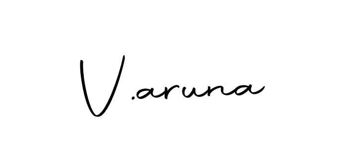 Also You can easily find your signature by using the search form. We will create V.aruna name handwritten signature images for you free of cost using Autography-DOLnW sign style. V.aruna signature style 10 images and pictures png