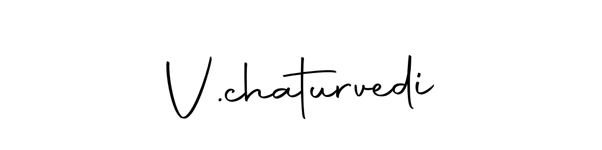 Make a beautiful signature design for name V.chaturvedi. Use this online signature maker to create a handwritten signature for free. V.chaturvedi signature style 10 images and pictures png