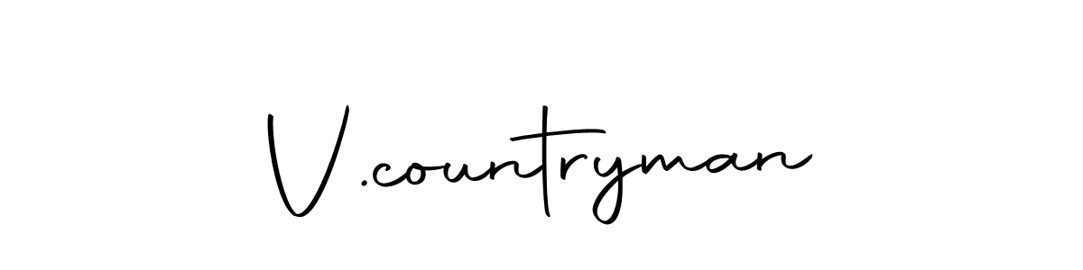 Also we have V.countryman name is the best signature style. Create professional handwritten signature collection using Autography-DOLnW autograph style. V.countryman signature style 10 images and pictures png