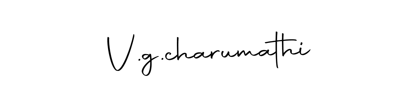 Also we have V.g.charumathi name is the best signature style. Create professional handwritten signature collection using Autography-DOLnW autograph style. V.g.charumathi signature style 10 images and pictures png