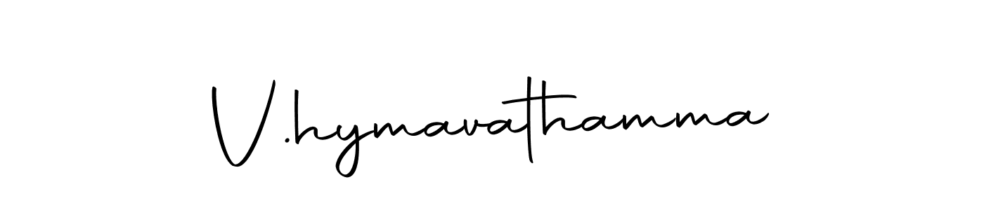 The best way (Autography-DOLnW) to make a short signature is to pick only two or three words in your name. The name V.hymavathamma include a total of six letters. For converting this name. V.hymavathamma signature style 10 images and pictures png