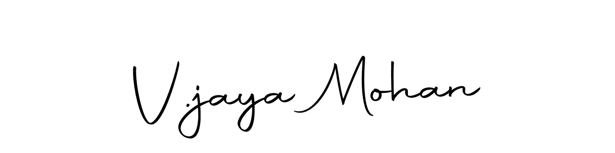 Also we have V.jaya Mohan name is the best signature style. Create professional handwritten signature collection using Autography-DOLnW autograph style. V.jaya Mohan signature style 10 images and pictures png