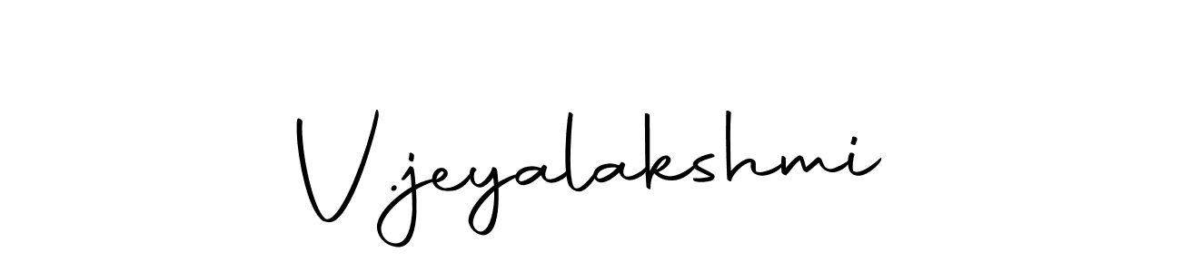 Also we have V.jeyalakshmi name is the best signature style. Create professional handwritten signature collection using Autography-DOLnW autograph style. V.jeyalakshmi signature style 10 images and pictures png