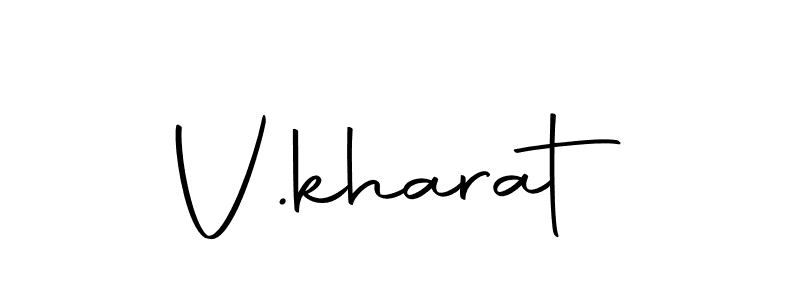 How to make V.kharat name signature. Use Autography-DOLnW style for creating short signs online. This is the latest handwritten sign. V.kharat signature style 10 images and pictures png