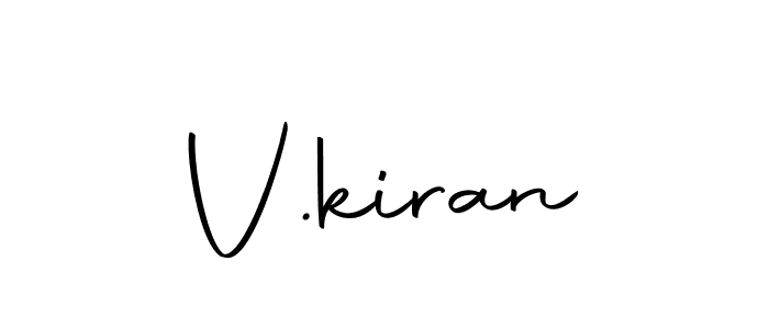 You can use this online signature creator to create a handwritten signature for the name V.kiran. This is the best online autograph maker. V.kiran signature style 10 images and pictures png