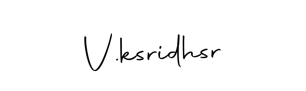 Design your own signature with our free online signature maker. With this signature software, you can create a handwritten (Autography-DOLnW) signature for name V.ksridhsr. V.ksridhsr signature style 10 images and pictures png