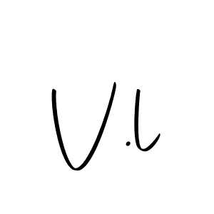 Also we have V.l name is the best signature style. Create professional handwritten signature collection using Autography-DOLnW autograph style. V.l signature style 10 images and pictures png