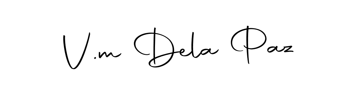 How to Draw V.m Dela Paz signature style? Autography-DOLnW is a latest design signature styles for name V.m Dela Paz. V.m Dela Paz signature style 10 images and pictures png