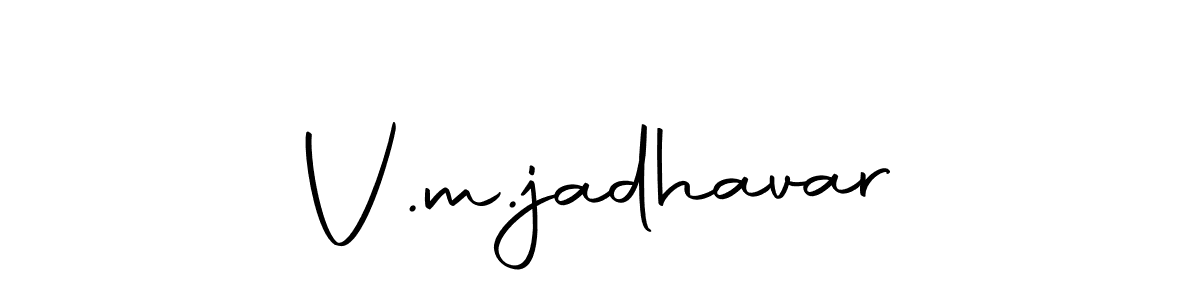 Make a beautiful signature design for name V.m.jadhavar. Use this online signature maker to create a handwritten signature for free. V.m.jadhavar signature style 10 images and pictures png