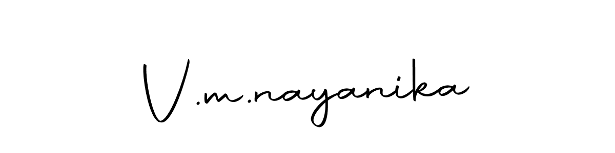 Once you've used our free online signature maker to create your best signature Autography-DOLnW style, it's time to enjoy all of the benefits that V.m.nayanika name signing documents. V.m.nayanika signature style 10 images and pictures png