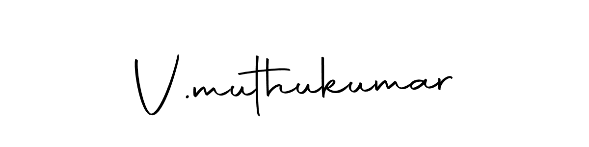 Design your own signature with our free online signature maker. With this signature software, you can create a handwritten (Autography-DOLnW) signature for name V.muthukumar. V.muthukumar signature style 10 images and pictures png