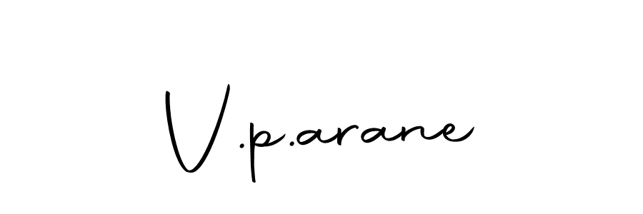 How to make V.p.arane signature? Autography-DOLnW is a professional autograph style. Create handwritten signature for V.p.arane name. V.p.arane signature style 10 images and pictures png