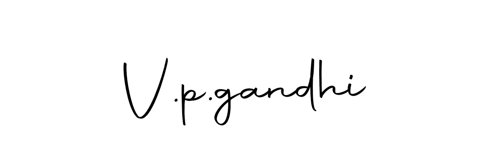 Use a signature maker to create a handwritten signature online. With this signature software, you can design (Autography-DOLnW) your own signature for name V.p.gandhi. V.p.gandhi signature style 10 images and pictures png