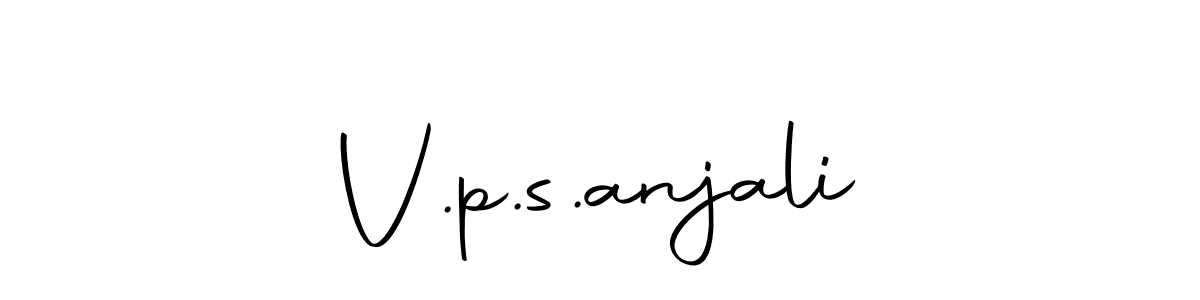 V.p.s.anjali stylish signature style. Best Handwritten Sign (Autography-DOLnW) for my name. Handwritten Signature Collection Ideas for my name V.p.s.anjali. V.p.s.anjali signature style 10 images and pictures png