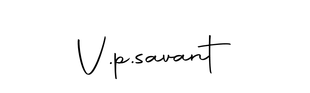 Design your own signature with our free online signature maker. With this signature software, you can create a handwritten (Autography-DOLnW) signature for name V.p.savant. V.p.savant signature style 10 images and pictures png