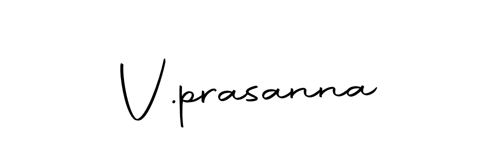 The best way (Autography-DOLnW) to make a short signature is to pick only two or three words in your name. The name V.prasanna include a total of six letters. For converting this name. V.prasanna signature style 10 images and pictures png