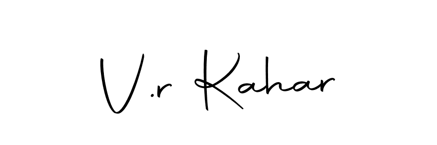 This is the best signature style for the V.r Kahar name. Also you like these signature font (Autography-DOLnW). Mix name signature. V.r Kahar signature style 10 images and pictures png