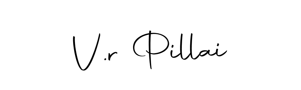 You can use this online signature creator to create a handwritten signature for the name V.r Pillai. This is the best online autograph maker. V.r Pillai signature style 10 images and pictures png