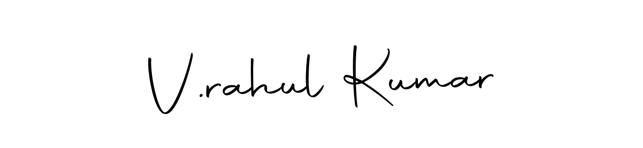 You should practise on your own different ways (Autography-DOLnW) to write your name (V.rahul Kumar) in signature. don't let someone else do it for you. V.rahul Kumar signature style 10 images and pictures png