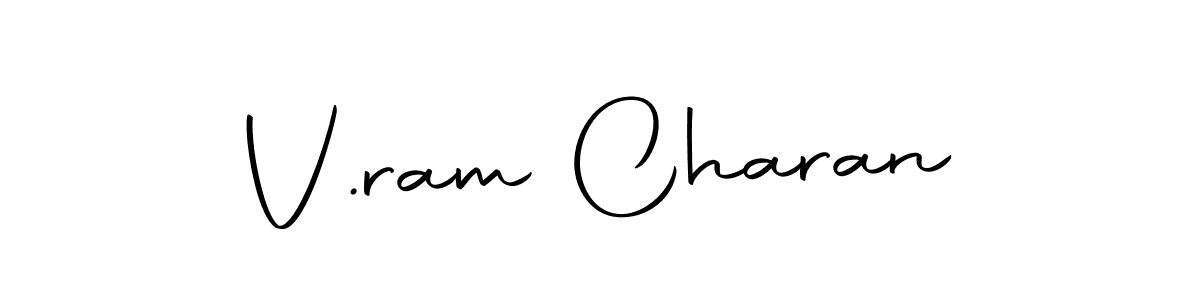 Make a beautiful signature design for name V.ram Charan. With this signature (Autography-DOLnW) style, you can create a handwritten signature for free. V.ram Charan signature style 10 images and pictures png