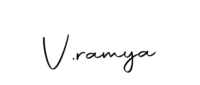 Make a beautiful signature design for name V.ramya. Use this online signature maker to create a handwritten signature for free. V.ramya signature style 10 images and pictures png