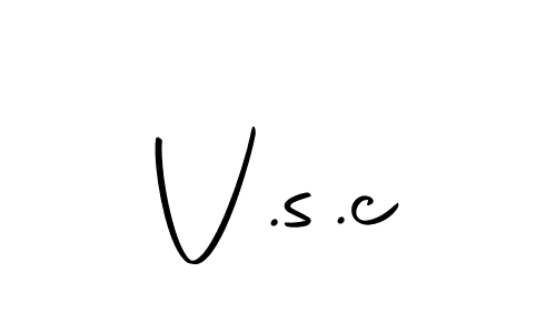 How to make V.s.c signature? Autography-DOLnW is a professional autograph style. Create handwritten signature for V.s.c name. V.s.c signature style 10 images and pictures png