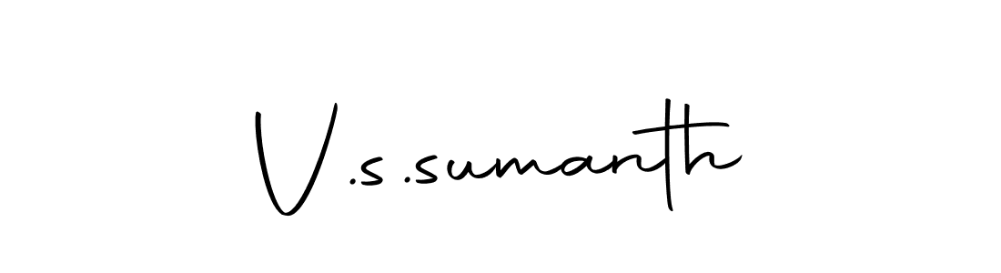 How to Draw V.s.sumanth signature style? Autography-DOLnW is a latest design signature styles for name V.s.sumanth. V.s.sumanth signature style 10 images and pictures png
