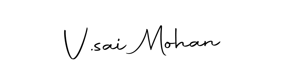 Also we have V.sai Mohan name is the best signature style. Create professional handwritten signature collection using Autography-DOLnW autograph style. V.sai Mohan signature style 10 images and pictures png