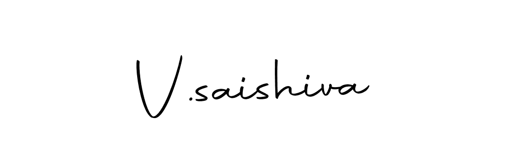 Create a beautiful signature design for name V.saishiva. With this signature (Autography-DOLnW) fonts, you can make a handwritten signature for free. V.saishiva signature style 10 images and pictures png