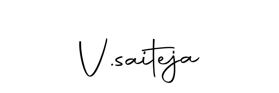 The best way (Autography-DOLnW) to make a short signature is to pick only two or three words in your name. The name V.saiteja include a total of six letters. For converting this name. V.saiteja signature style 10 images and pictures png
