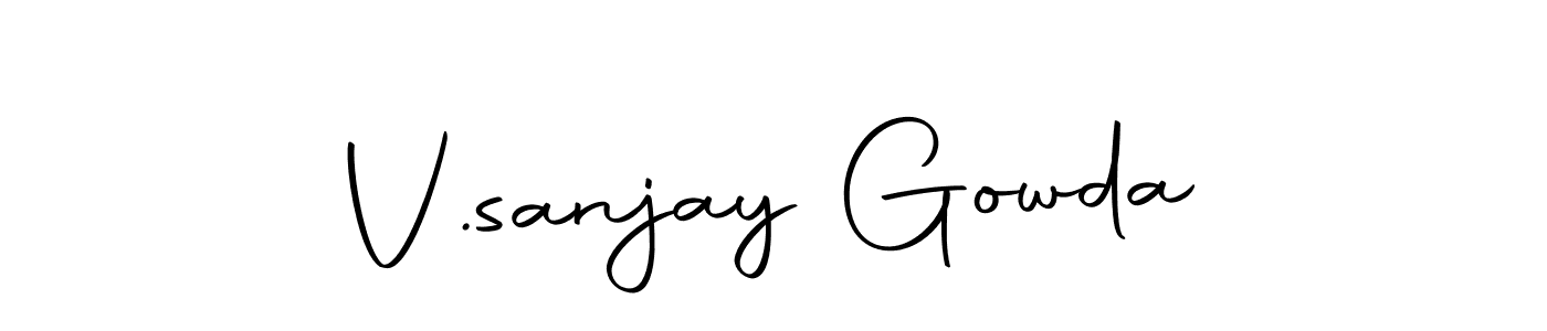 Also You can easily find your signature by using the search form. We will create V.sanjay Gowda name handwritten signature images for you free of cost using Autography-DOLnW sign style. V.sanjay Gowda signature style 10 images and pictures png