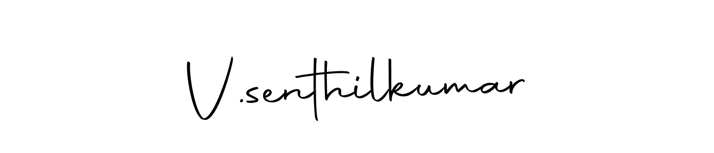 Also we have V.senthilkumar name is the best signature style. Create professional handwritten signature collection using Autography-DOLnW autograph style. V.senthilkumar signature style 10 images and pictures png