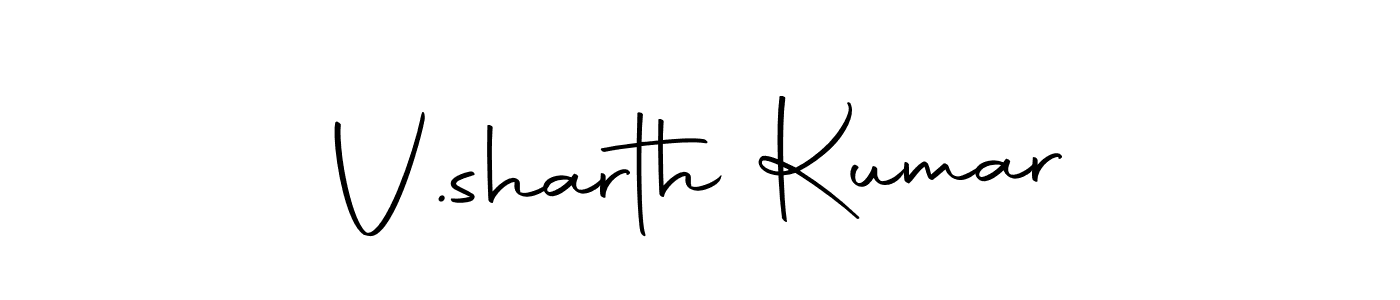 Make a beautiful signature design for name V.sharth Kumar. With this signature (Autography-DOLnW) style, you can create a handwritten signature for free. V.sharth Kumar signature style 10 images and pictures png